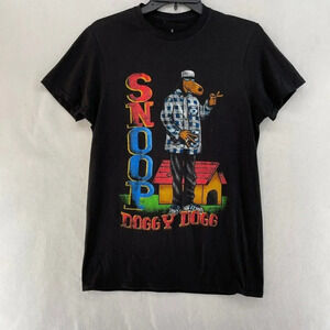 Joe Cool T-Shirt Men's Sz S Black Tha Dog Collection Snoop Dogg Round Neck